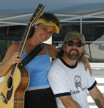 Heather [Douthit] and Dave from Copper Sky at the Baltimore Yacht Club (Summer 2006)